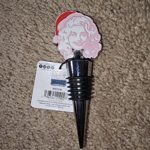 NWT. Dolly Parton Bottle Wine Stopper.